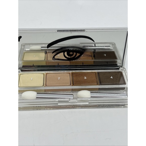 Clinique All About Shadow Quad Olive Martini Dusk Starstruck Smoothie Cover Flaw - Picture 1 of 10